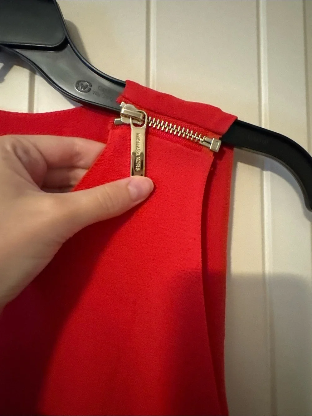 Michael Kors Vibrant Red Sleeveless Wide-Leg Jumpsuit